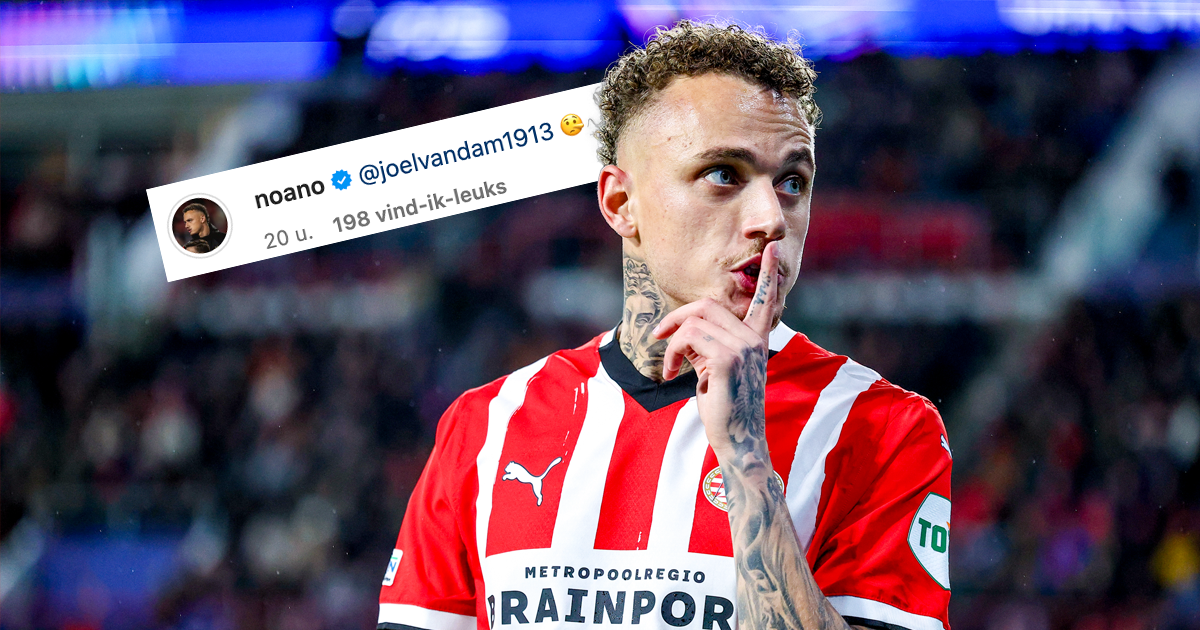 'Arrogante' Noa Lang trekt lange neus naar kritische PSV-fan met harde boodschap