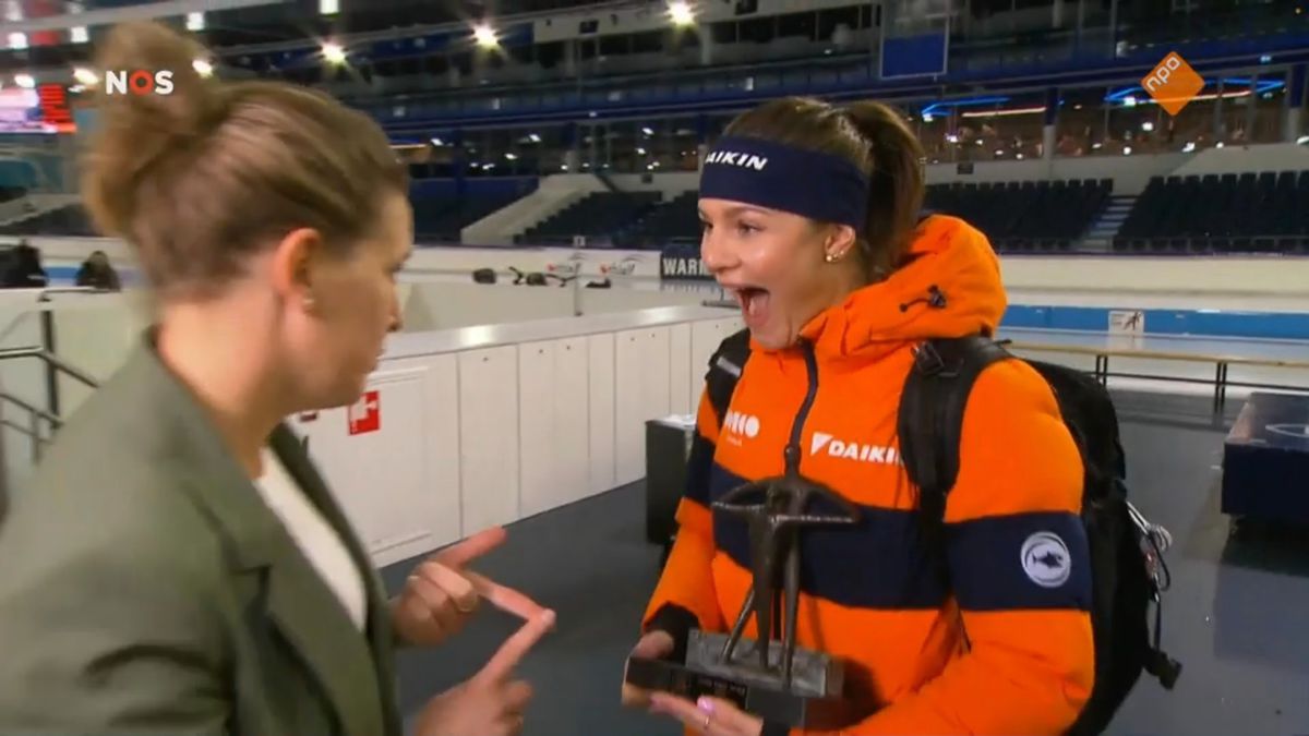 Schaatsicoon lokt sensatie Angel Daleman (17) in de val: 'Ineens stond zij daar'