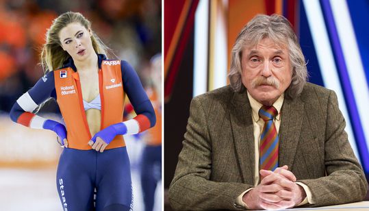 Johan Derksen ziet het helemaal zitten met schaatskampioene Jutta Leerdam: 'Dat lijkt me wel zo'n typetje'