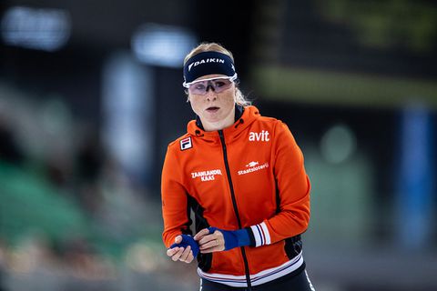 Topschaatsster Marijke Groenewoud moet haar sportieve geliefde missen op de Spelen: 'Daar wil hij vol voor gaan'