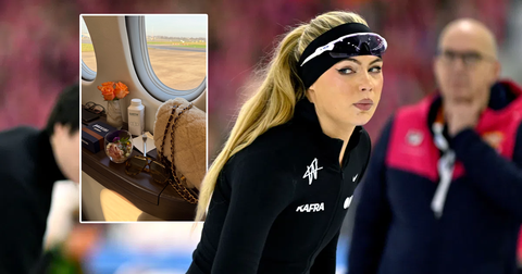 Topschaatsster Jutta Leerdam geniet samen met coach en vader van zéér luxe reis naar laatste World Cup