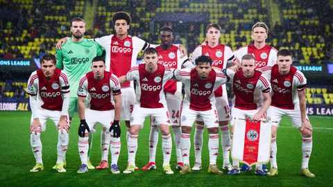 De selectie van Ajax tegen Villarreal © Getty Images