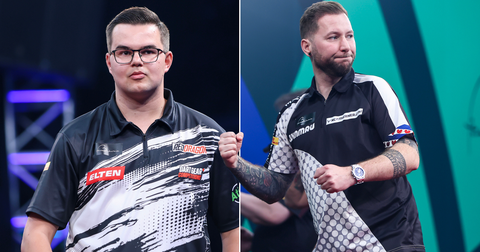 'Knullig moment' bij wedstrijd tussen topdarters Gian van Veen en Danny Noppert zorgt voor gelach: 'Heel vreemd'