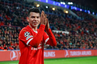 Hirving Lozano is al bijna een halve dag niet meer betrokken geweest bij een goal van PSV