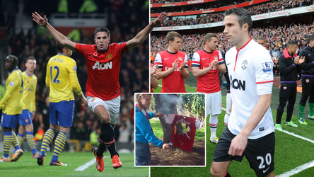 'Verrader' Robin van Persie ontloopt pikante loting; fans verbrandden zijn shirt na markante transfer