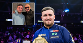 Luke Littler en Pitbull. © PDC Darts en Instagram