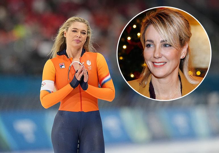 Jutta Leerdam en Marianne Timmer. Getty Images/NL Beeld