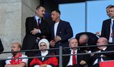 Mesut Özil met Erdogan bij het Nations League-duel tussen Nederland en Turkije. Getty Images