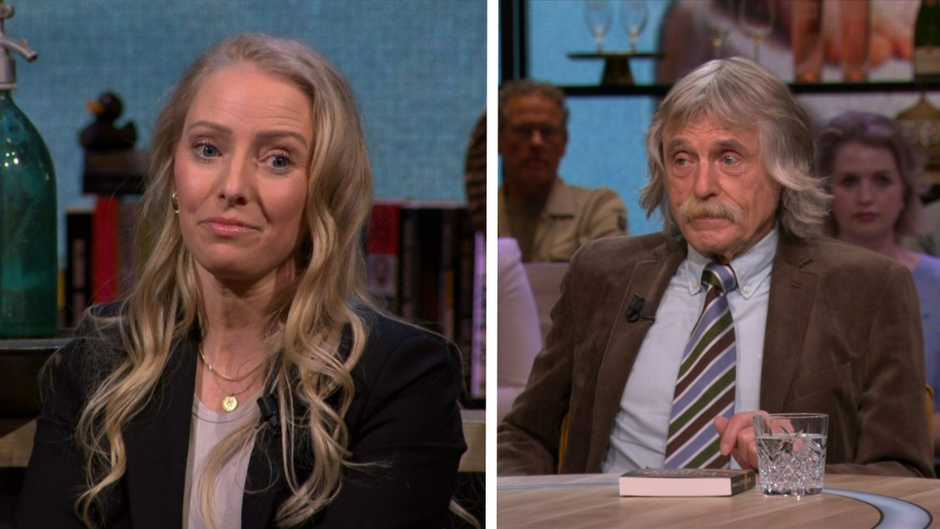 Tierende Johan Derksen neemt het op voor openhartige ex-topturnster: 'Anders was hij de lul geweest'