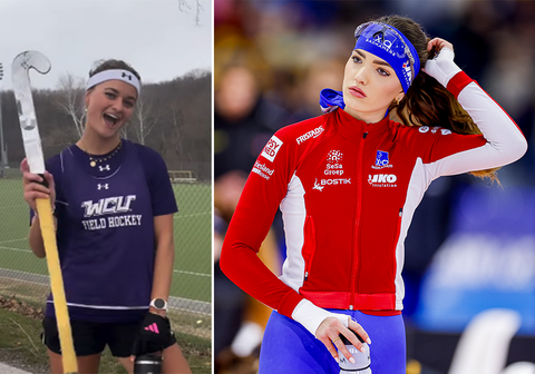 Topschaatsster Pien Hersman (22) combineert vakantie met bezoek aan sportieve zus