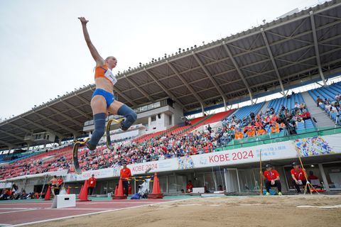 Fleur Jong verovert wereldtitel verspringen op WK para-atletiek