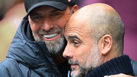 Emotionele Pep Guardiola heeft brok in de keel bij afscheid Jürgen Klopp: 'Hij is ongelooflijk'