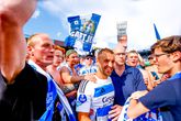 PEC Zwolle en haar supporters pakten groots uit om Bram van Polen te bedanken. ©Pro Shots.