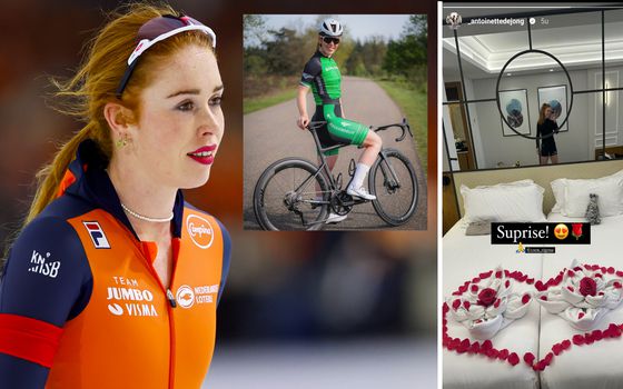 Antoinette Rijpma-de Jong krijgt wel heel romantische verrassing op trainingskamp op Mallorca