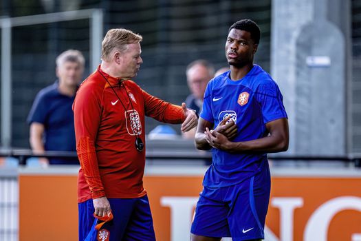 Ronald Koeman sprak Denzel Dumfries over rel rond international: 'Hij weet het zelf ook wel'