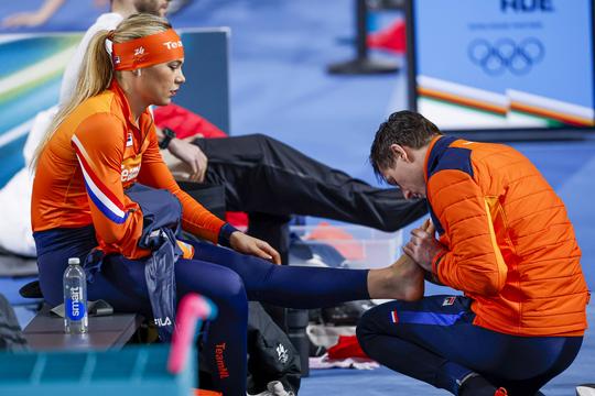 Verbazing over gedoe rond Jutta Leerdam tijdens Winterspelen: 'Daar ga ik niks over vertellen'