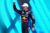 Max Verstappen met het horloge in Canada / Getty Images