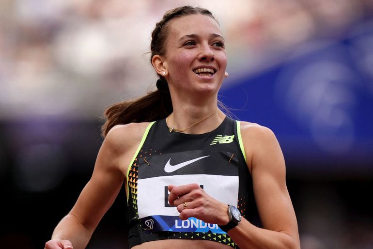 Femke Bol houdt huis in Londen en toont met recordtijd op 400 meter horden aan klaar te zijn voor de Spelen