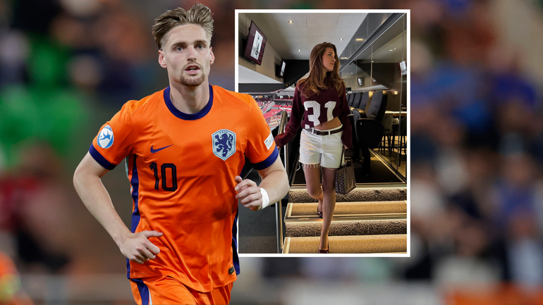 Jada Anna (vriendin Kenneth Taylor) brengt bezoek aan padellende vriend in opvallende outfit