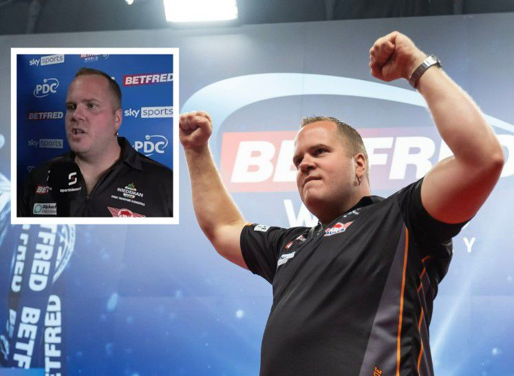 Topdarter Dirk van Duijvenbode kiest voor gezin op Matchplay: 'Dat is veel belangrijker dan dit'