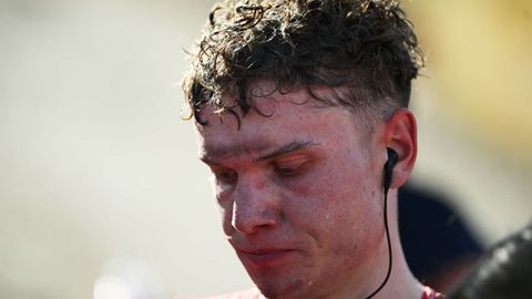 Zure Lennert van Eetvelt juichte te vroeg tijdens vierde etappe Vuelta: 'Dit is stom'