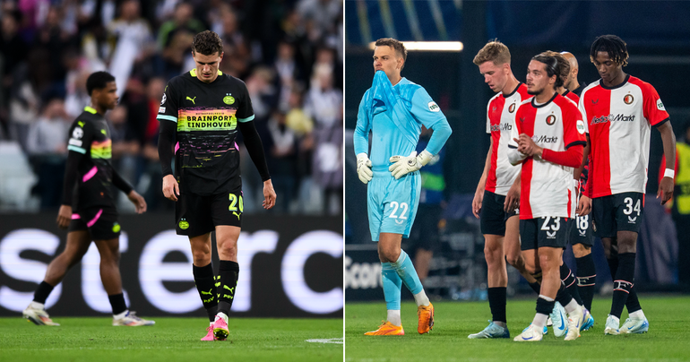 PSV en Feyenoord zadelen Nederlands voetbal op met groot probleem na droogte in Champions League