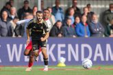 Ahmed El Azzouti (in het zwart) namens Spakenburg tegen Kozakken Boys © Pro Shots