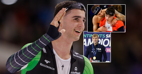 Dit is Jenning de Boo: schaatstalent (21) woonde samen met Angel Daleman en heeft andere achternaam dan zijn vader