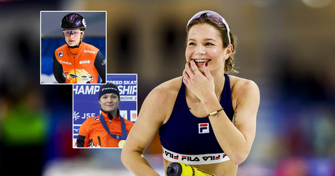 Dit is Angel Daleman: schaatstalent dat imposant record brak werd onderdeel van soap én heeft relatie met collega