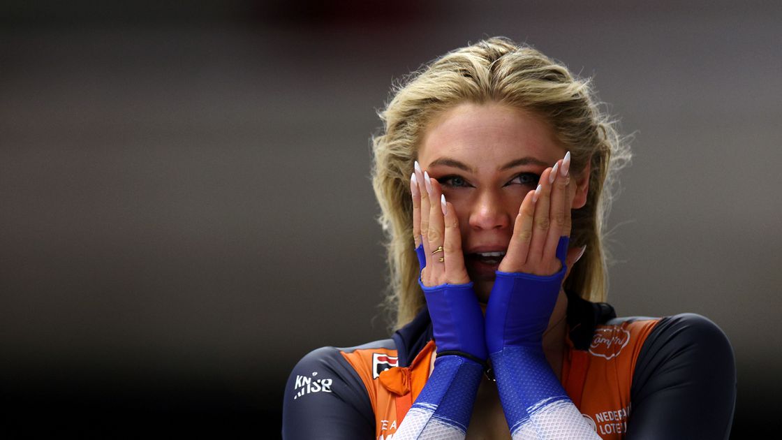 Uitzinnige Jutta Leerdam kan het amper bevatten: 'Dit is een droom sinds ik begon met schaatsen'