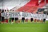 Selectie Antwerp steunt geschorste Marc Overmars: 'Voor altijd achter je'
