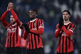 Drie spelers van AC Milan, waaronder Tijjani Reijnders © Getty Images