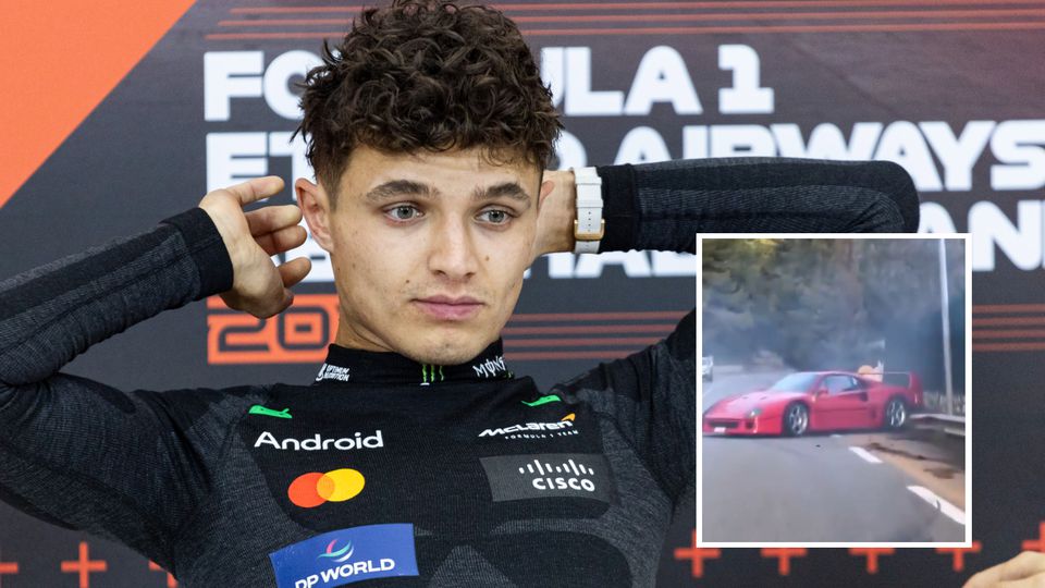 Schrik voor Lando Norris: 'Vriend crasht zijn Ferrari van bijna twee miljoen euro'