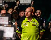 Michael van Gerwen in Glasgow. © Taylor Lanning/PDC