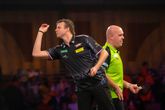 Richard Veenstra tijdens zijn partij op het WK tegen Michael van Gerwen © PDC Darts
