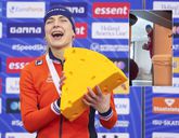 Verbaasde topschaatsster Joy Beune wordt te grazen genomen door teamgenote: 'Serieus?' featured image