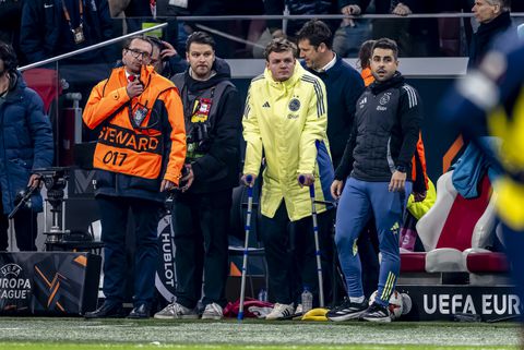 Francesco Farioli maakt melding van blessure bij Ajax na slijtageslag tegen Union: 'Kijken hoe ernstig het is'