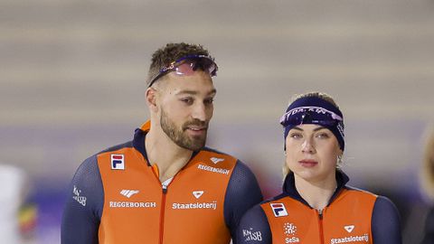Schaatstopper Kjeld Nuis drijft de spot met huwelijkswens van vriendin Joy Beune: 'Ohyeahhh' | Sportnieuws.nl