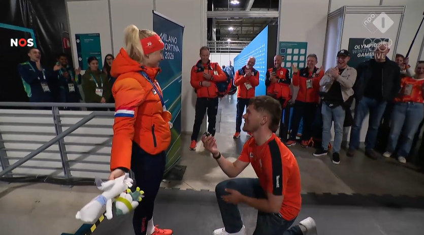 Marijke Groenewoud verrast met heel romantisch gebaar van geliefde na olympisch goud: 'Ja!'