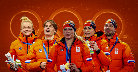 Medaillespiegel Winterspelen 2026 | Recordaantal gouden medailles TeamNL na Nederlandse dubbelslag op schaatsbaan