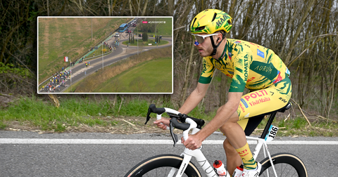 Vroege chaos ontsierd Milaan-San Remo: 'Het is áltijd de fout van de renners'