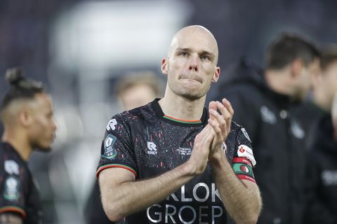 Veel respect voor fans NEC tijdens bekerfinale: 'Dit maak je niet vaak mee'