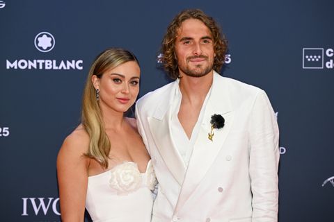 De mooiste foto's van stralende sporthelden op rode loper in Madrid: tenniskoppel én blote buik Lindsey Vonn stelen de show