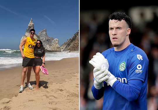 Eredivisie-keeper krijgt flinke kritiek op vakantiefoto's met vriendin: 'Waardeloos'