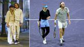 Paula Badosa en Stefanos Tsitsipas. Getty Images