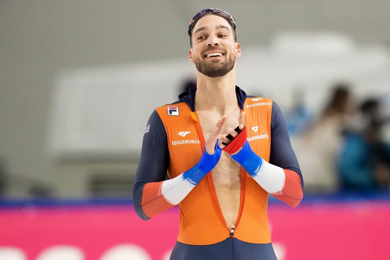 Kjeld Nuis laat zien hoe je 'slim traint', Jenning de Boo reageert: 'Zo kan ik het ook, pik'