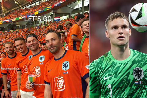 Spelers Feyenoord duiken in Leipzig op tegen Frankrijk als fanatieke fans van Oranje