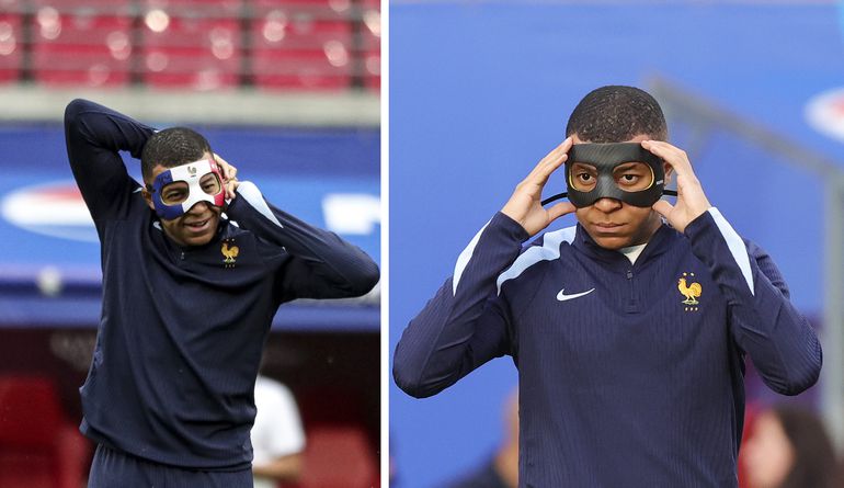 Kylian Mbappé luistert naar UEFA: aangepast masker voor Nederland - Frankrijk