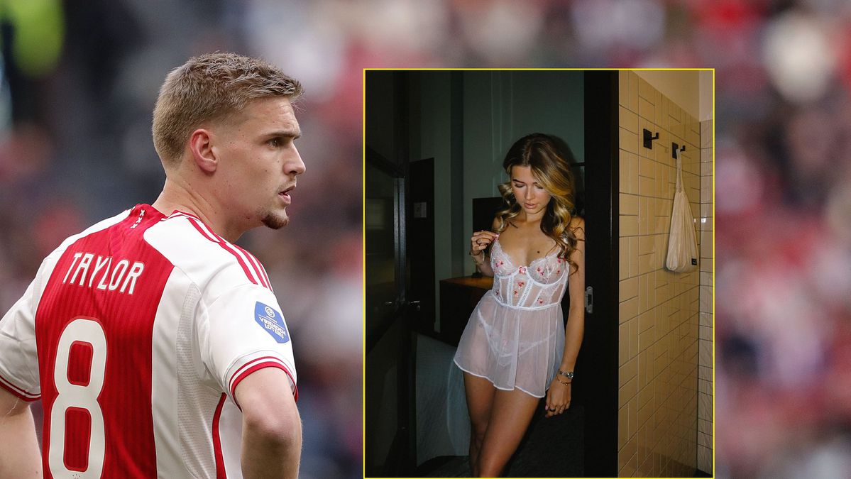 Jade Anna van Vliet poseert in lingerie, vriend Kenneth Taylor van Ajax reageert met één woord