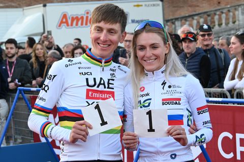 Topwielrenner Tadej Pogacar kondigt bijzonder project aan met zijn vriendin: 'Pogi en Pika'